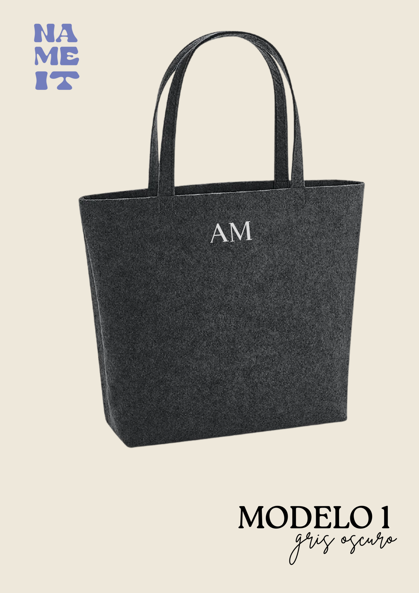 Personalized felt bag