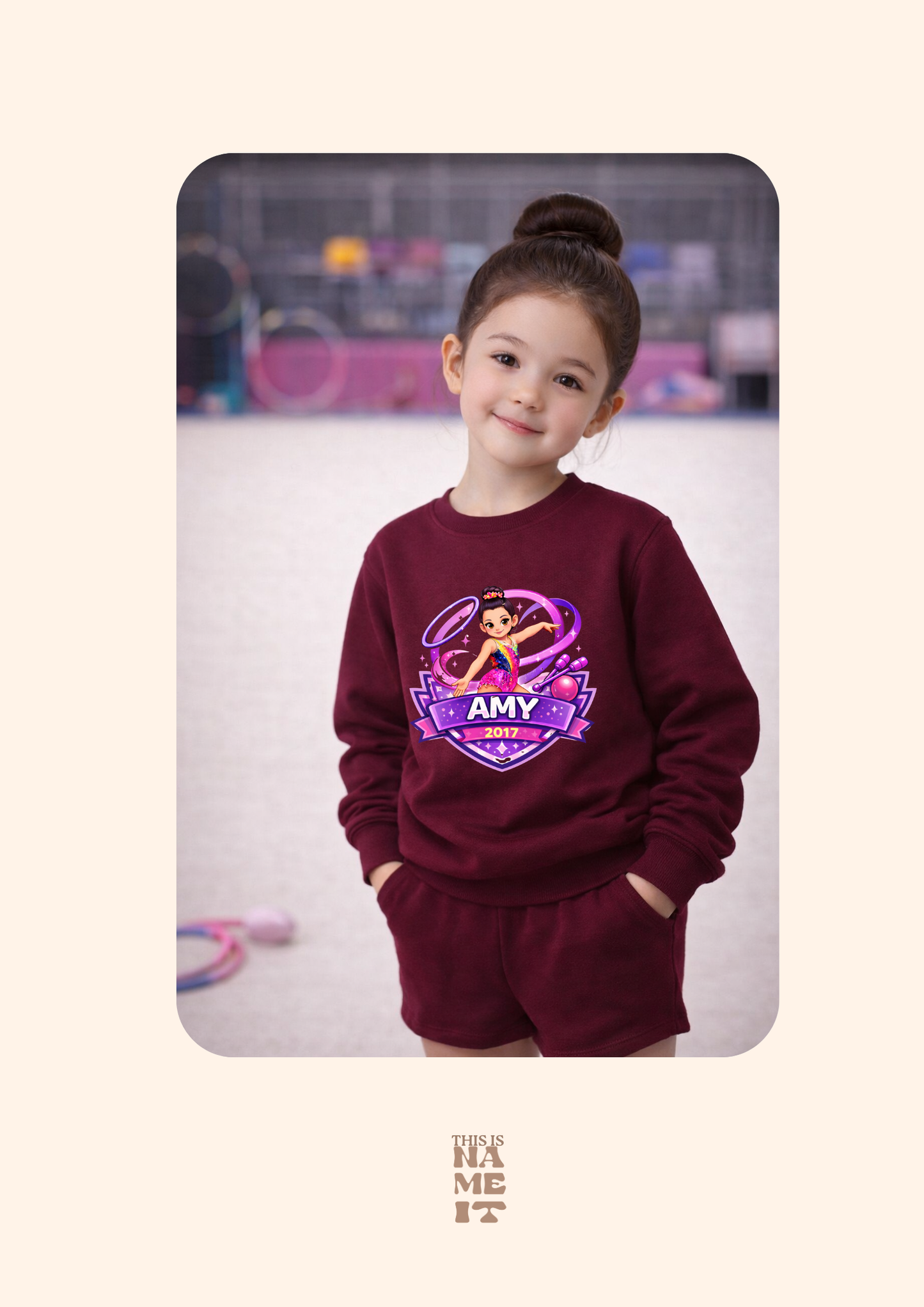 Dessuadora personalitzada de gimnàstica rítmica ✨