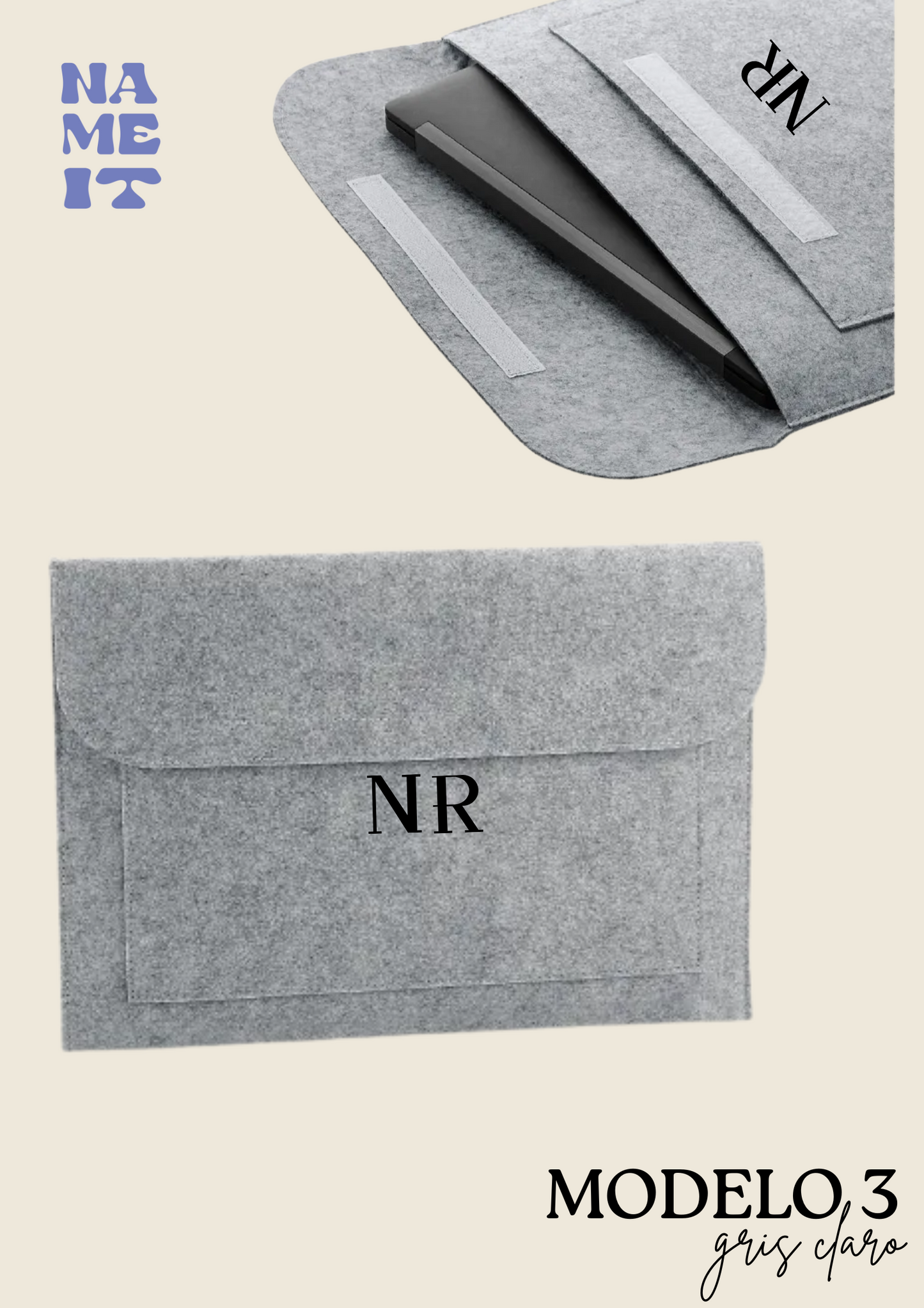 Personalized laptop sleeve