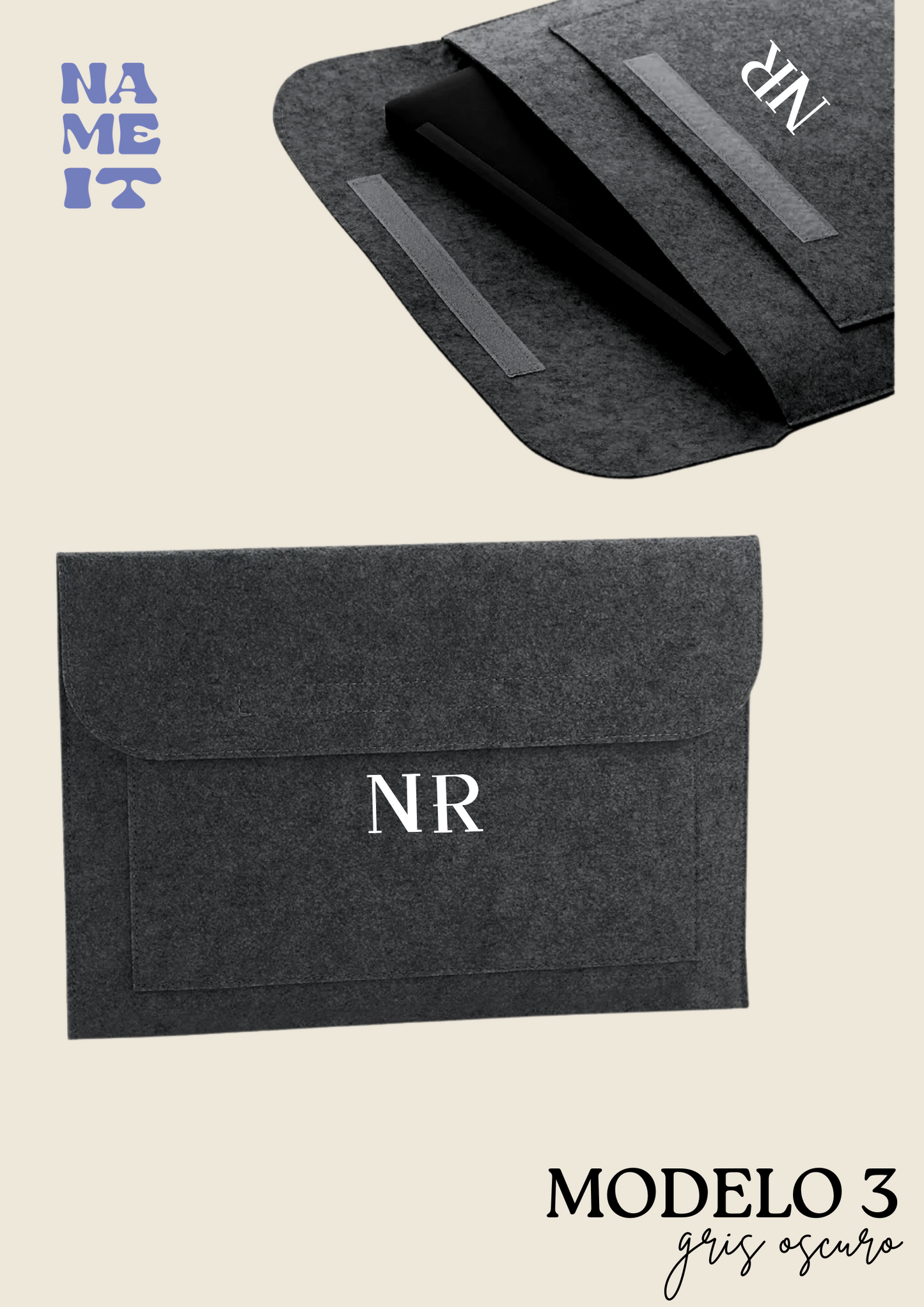 Personalized laptop sleeve