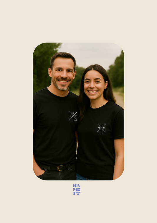 Personalized “MUM” &amp; “DAD” T-shirts